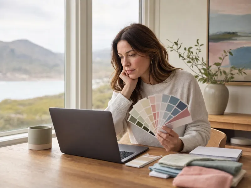 Accessing personalised colour and style guidance online from home